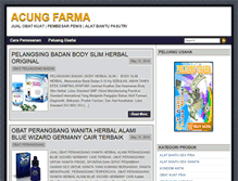 Tablet Screenshot of acungfarma.com
